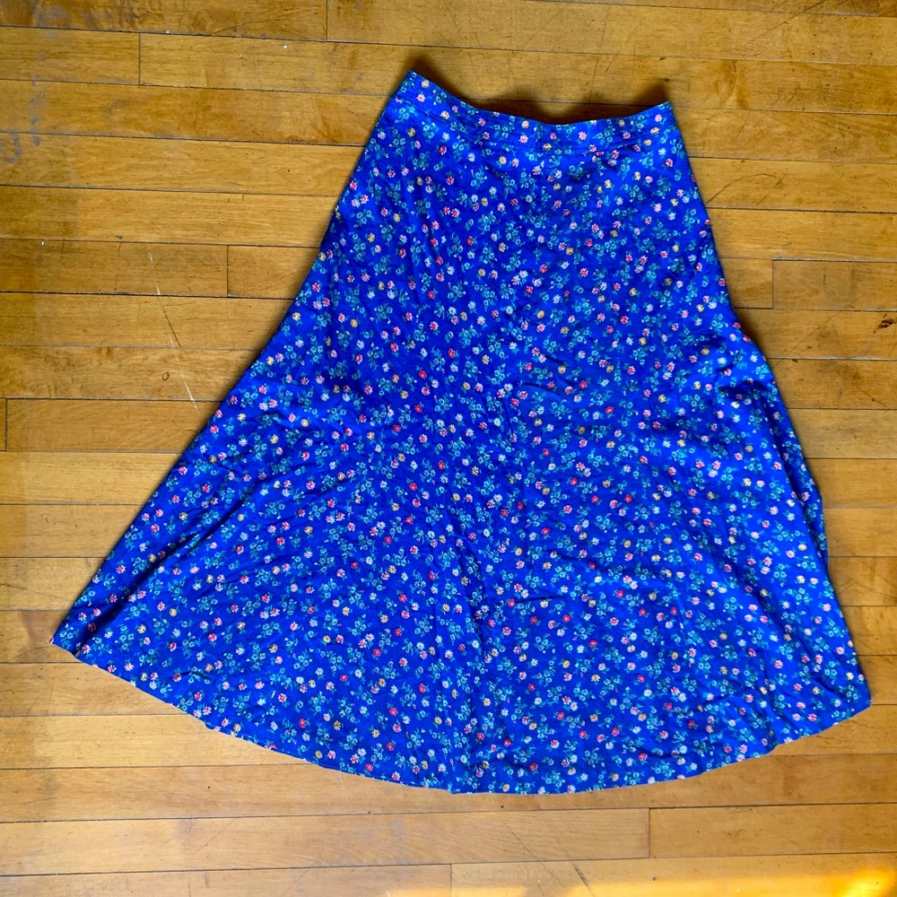 Vintage A Frame floral skirt